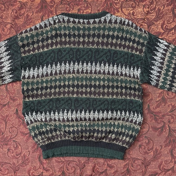 VTG Windridge Patterned Knit Sweater - Picture 3 of 3